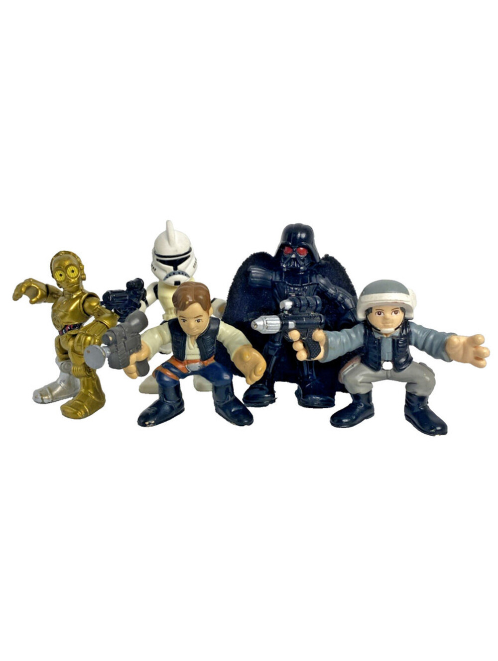 2011 Playskool Heroes Star Wars Jedi Force C-3PO - Darth Vader Han Solo